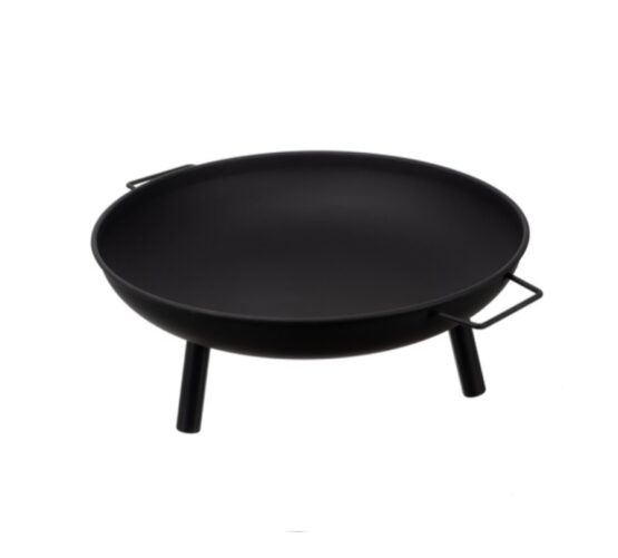 Semineu exterior tip vatra de foc cu trepied KESNUP, ideal ca gratar pe lemne, bol pentru foc camping si ceaun, dimensiuni 58 x 23 cm, structura din otel, 3 picioare detasabile, manere laterale pentru transport, rezistent la temperaturi ridicate, Negru 3 Semineu exterior tip vatra de foc cu trepied KESNUP, ideal ca gratar pe lemne, bol pentru foc camping si ceaun, dimensiuni 58 x 23 cm, structura din otel, 3 picioare detasabile, manere laterale pentru transport, rezistent la temperaturi ridicate, Negru