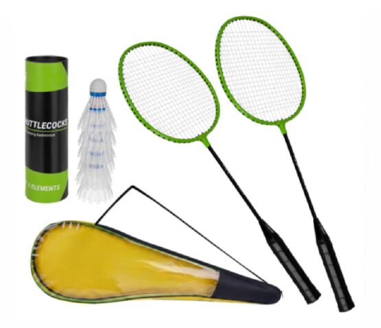 Set badminton cu 2 palete si accesorii KESNUP, include 6 fluturasi, ideal pentru jocul in vacanta, plaja, gradina, constructie usoara, materiale durabile, husa de protectie si transport, Verde / Negru 3 Set badminton cu 2 palete si accesorii KESNUP, include 6 fluturasi, ideal pentru jocul in vacanta, plaja, gradina, constructie usoara, materiale durabile, husa de protectie si transport, Verde / Negru
