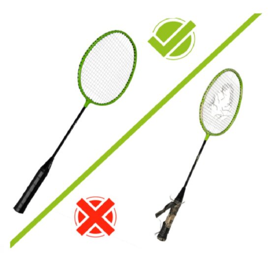 Set badminton cu 2 palete si accesorii KESNUP, include 6 fluturasi, ideal pentru jocul in vacanta, plaja, gradina, constructie usoara, materiale durabile, husa de protectie si transport, Verde / Negru 6 Set badminton cu 2 palete si accesorii KESNUP, include 6 fluturasi, ideal pentru jocul in vacanta, plaja, gradina, constructie usoara, materiale durabile, husa de protectie si transport, Verde / Negru
