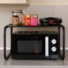 Raft multifunctional fix pentru cuptor cu microunde, organizator ideal pentru depozitarea accesoriilor din bucatarie, dimensiuni 54 x 35 x 35 cm, instalare usoara, finisaj elegant anti-coroziune, Negru 5 Raft multifunctional fix pentru cuptor cu microunde, organizator ideal pentru depozitarea accesoriilor din bucatarie, dimensiuni 54 x 35 x 35 cm, instalare usoara, finisaj elegant anti-coroziune, Negru